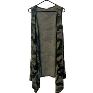 Camo Sleeveless Kimono